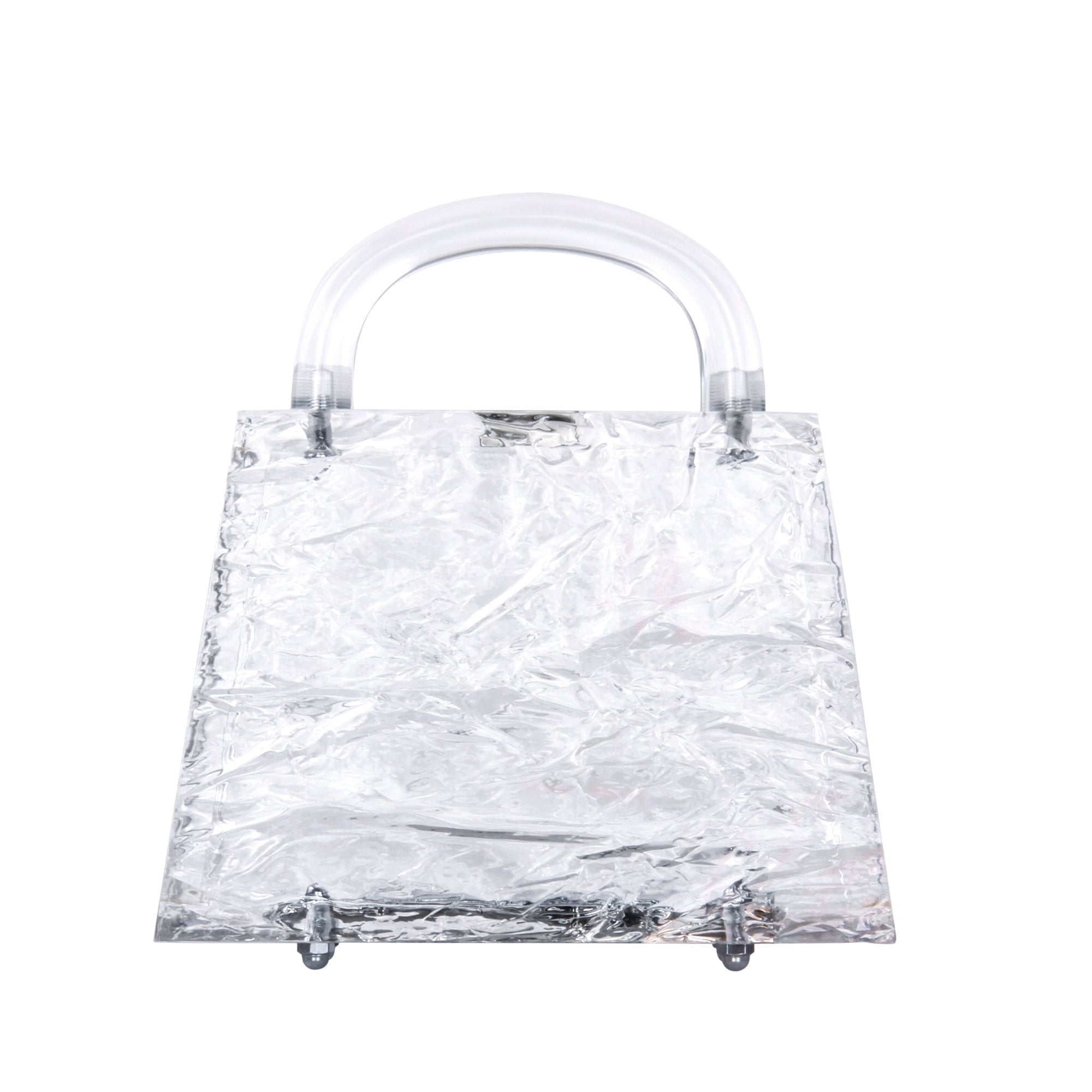 Eva Crushed Ice (Silver Hardware)