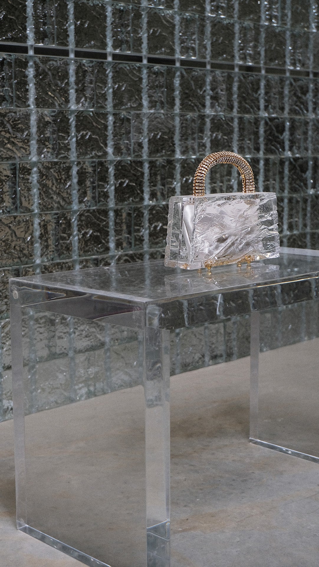 Eva Crushed Ice with Crystal handle