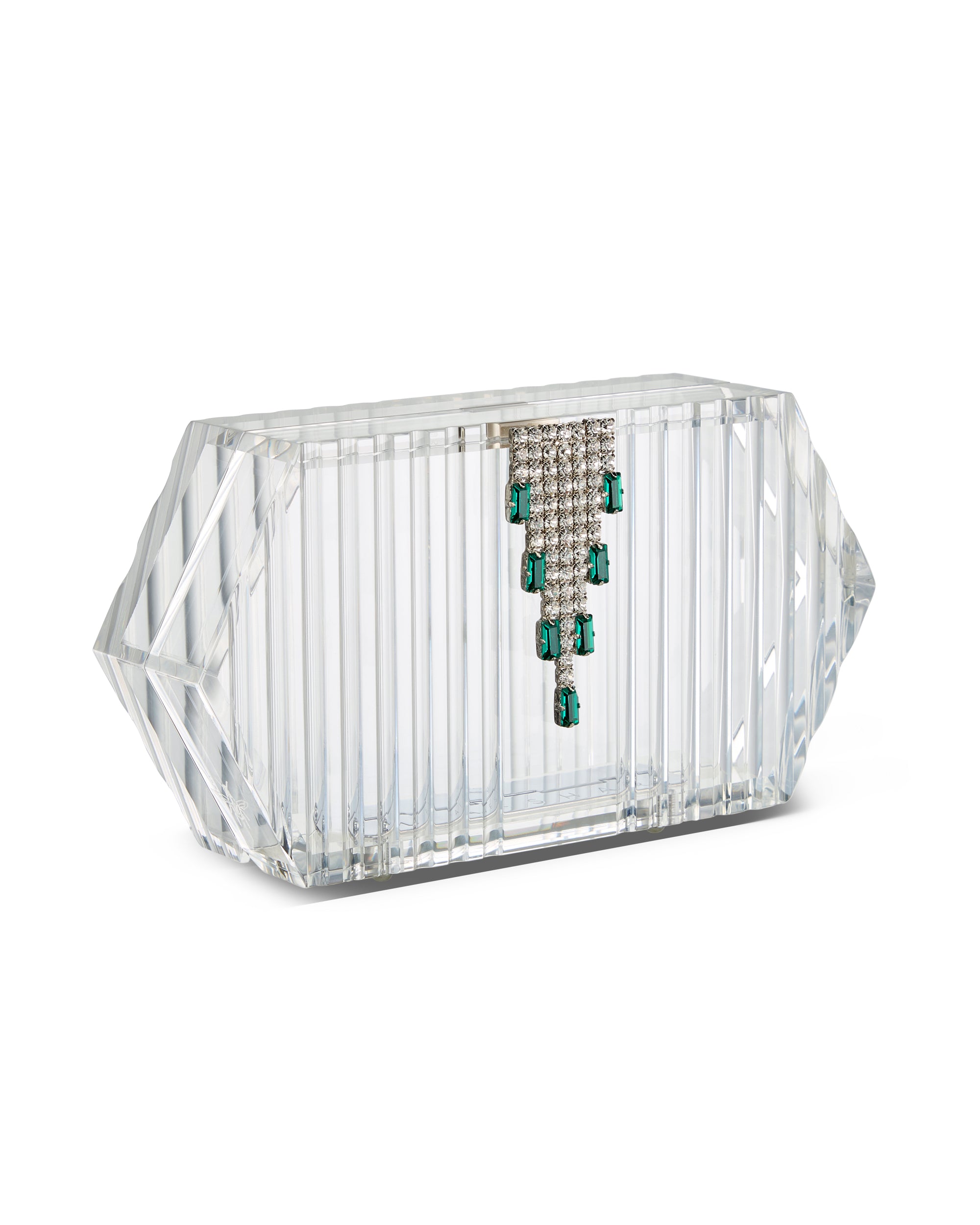 Leena clear w/ baguette buckle