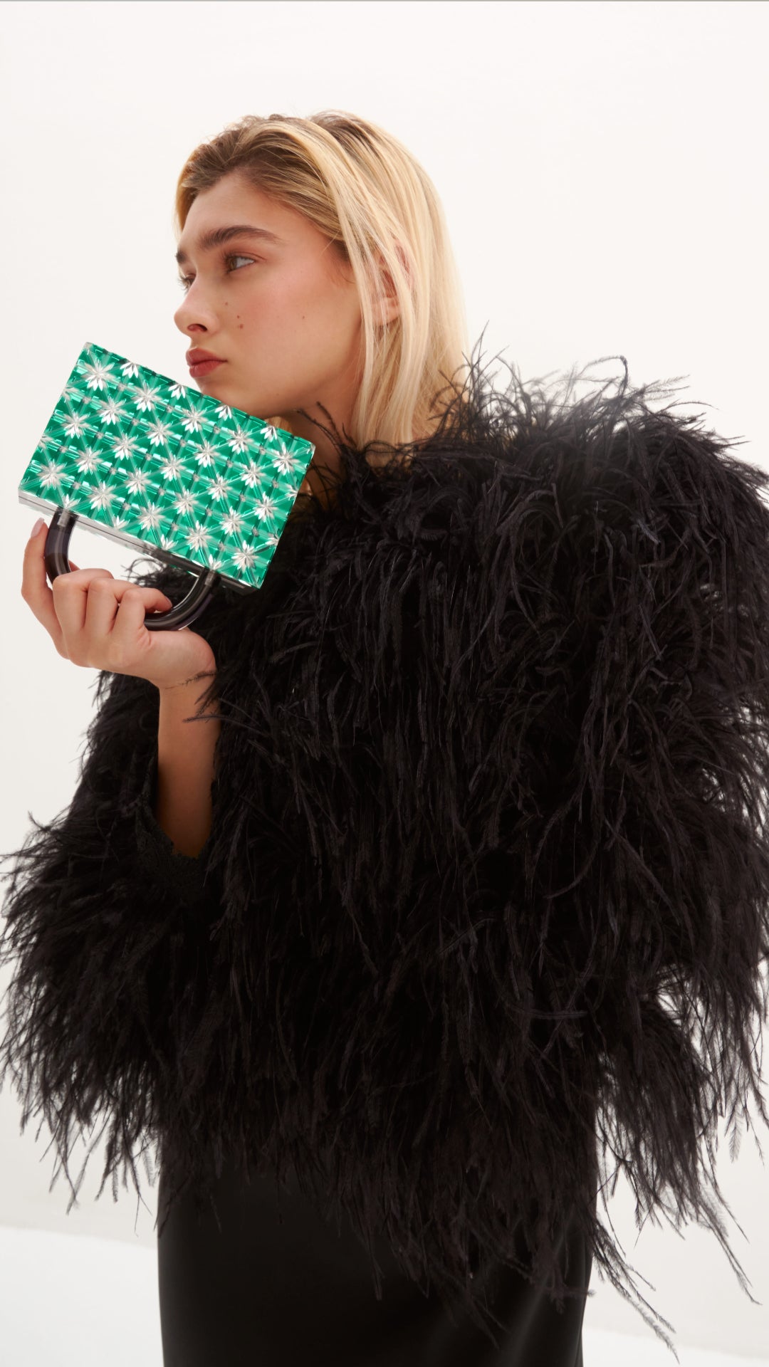 Maude in Green mirror