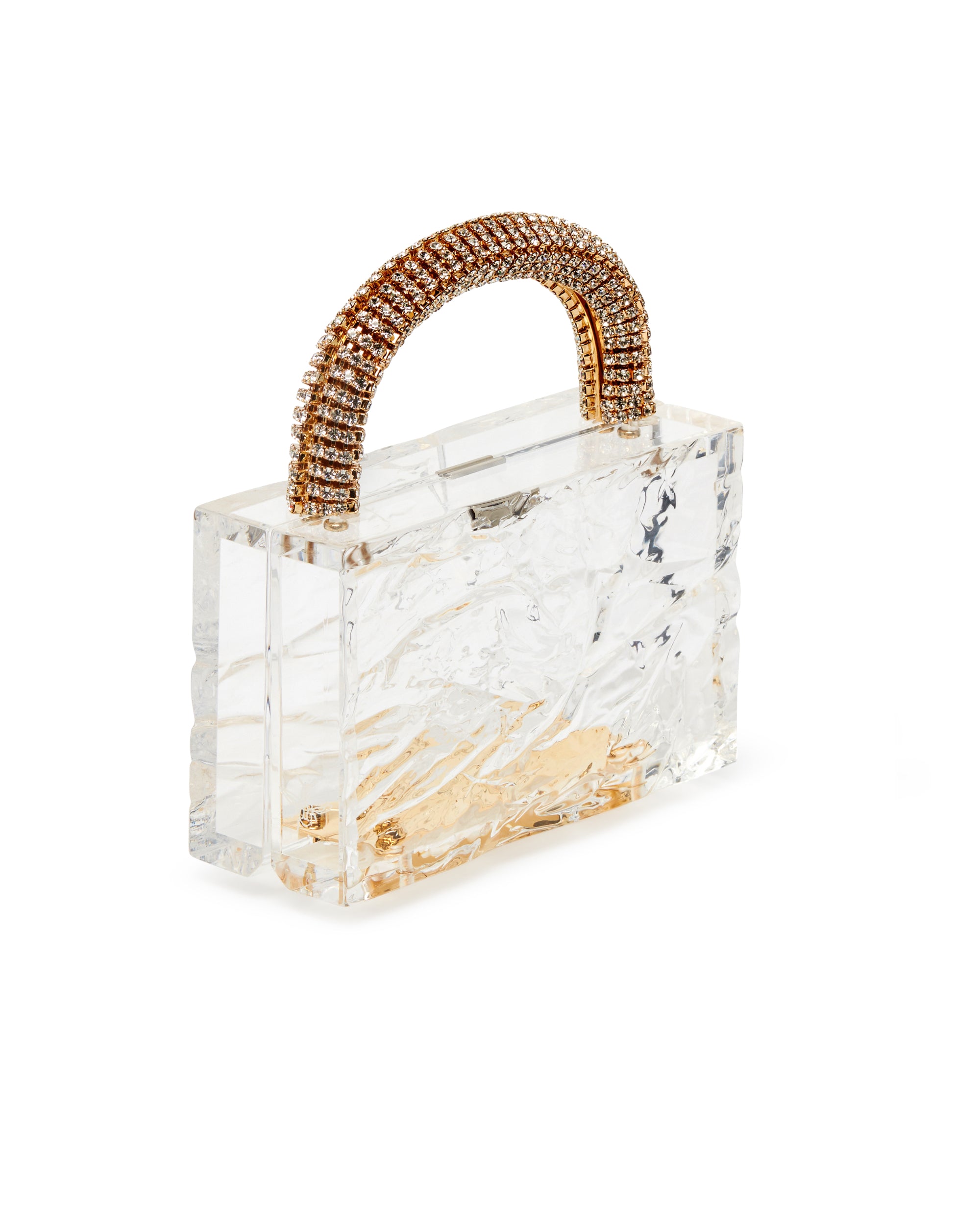 Mini Leon Crushed Ice + rhinestone Crystal handle