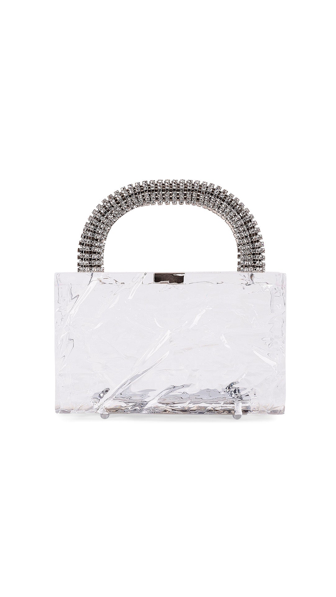 Mini Leon Crushed Ice + silver rhinestone Crystal handle