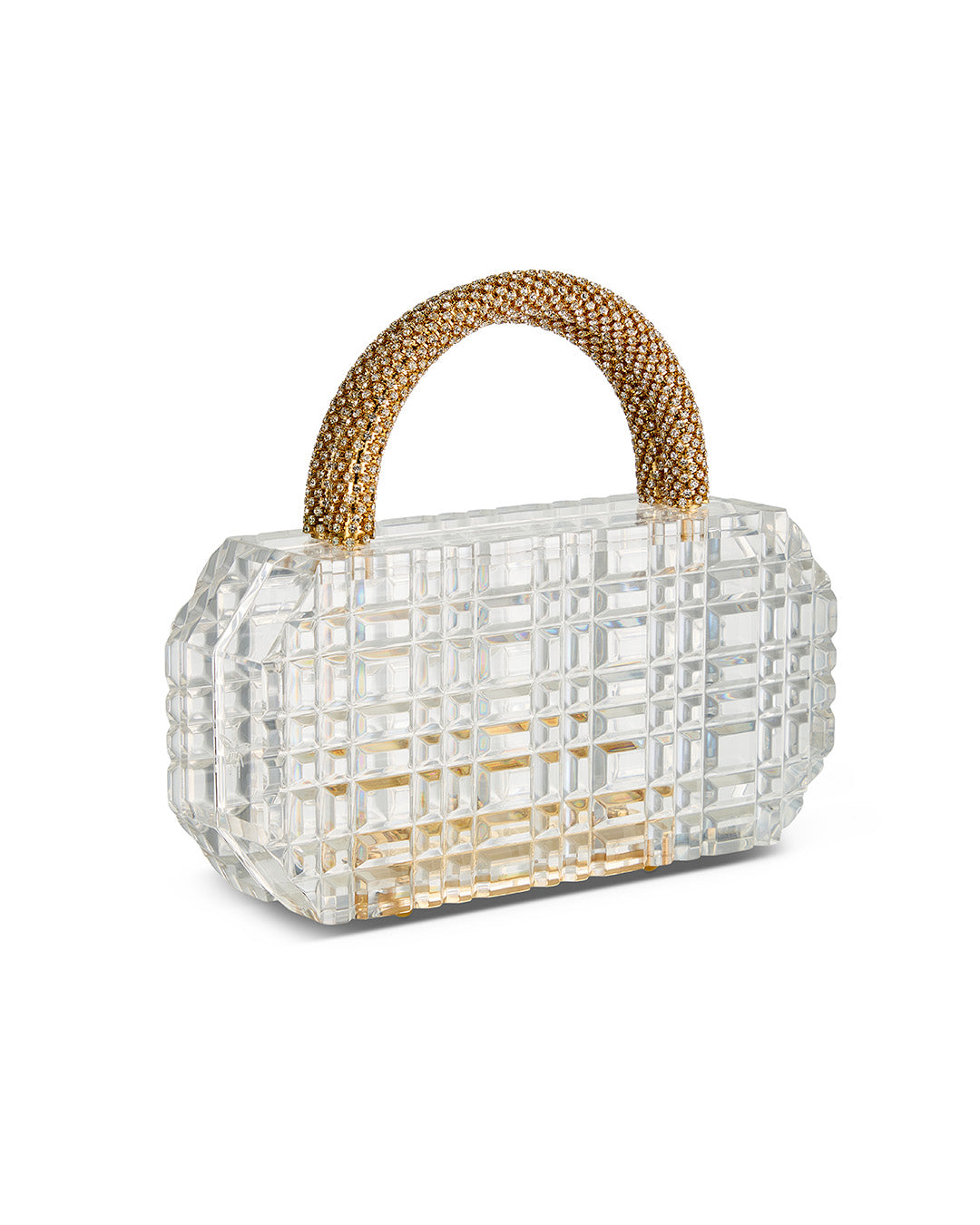 Sierra in Clear w/ tube crystal handles