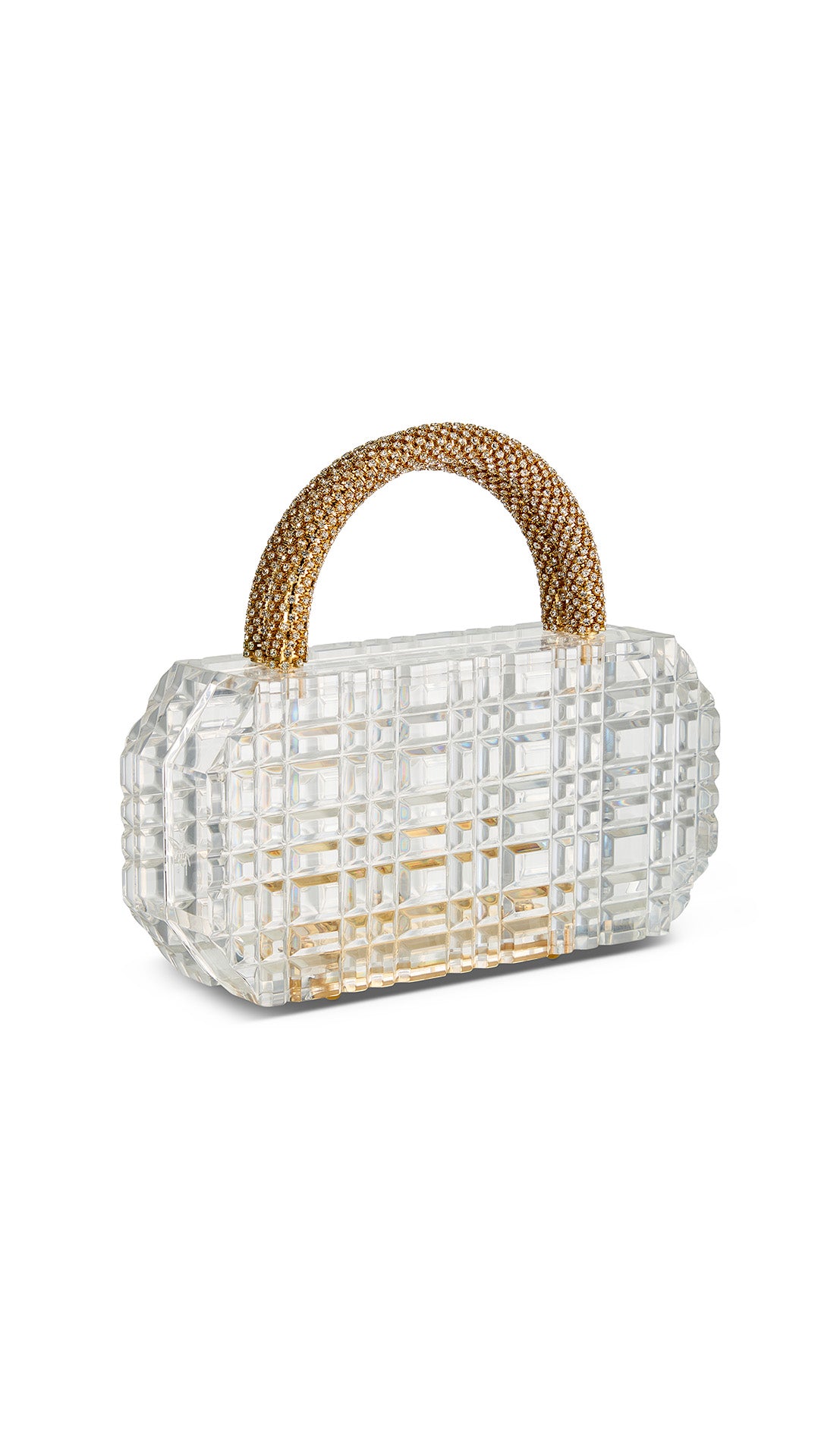 Sierra in Clear w/ tube crystal handles