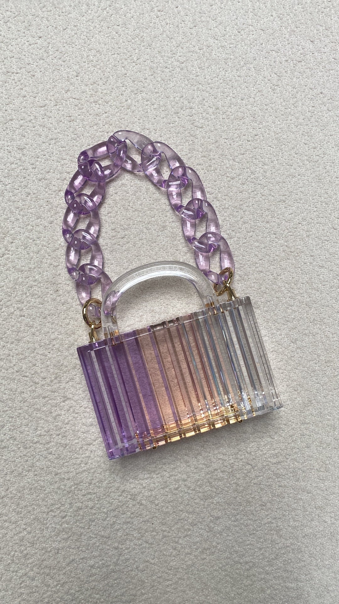 Yara Ombré Purple w/ chain