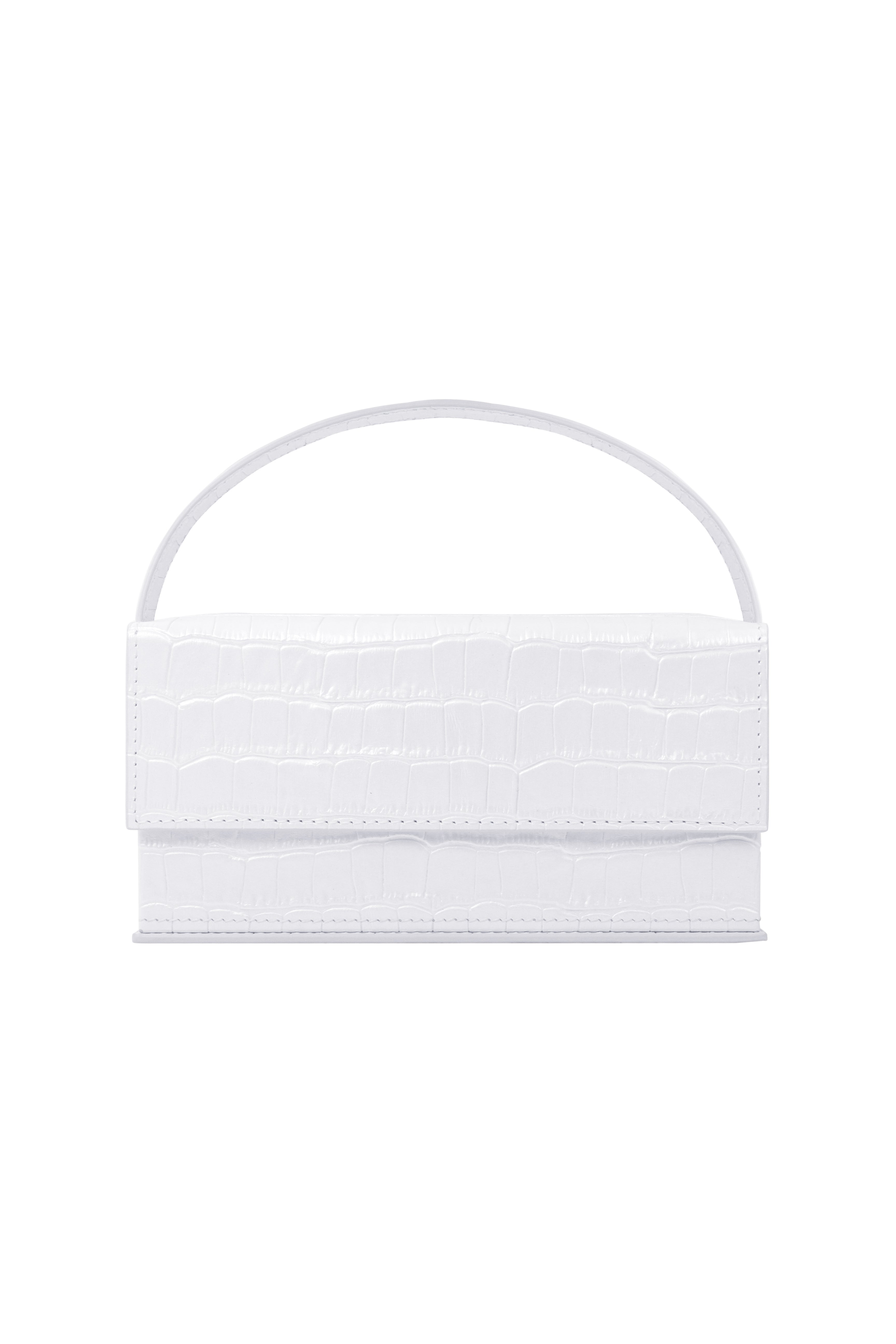 IDA White Croc (Medium) with Chain