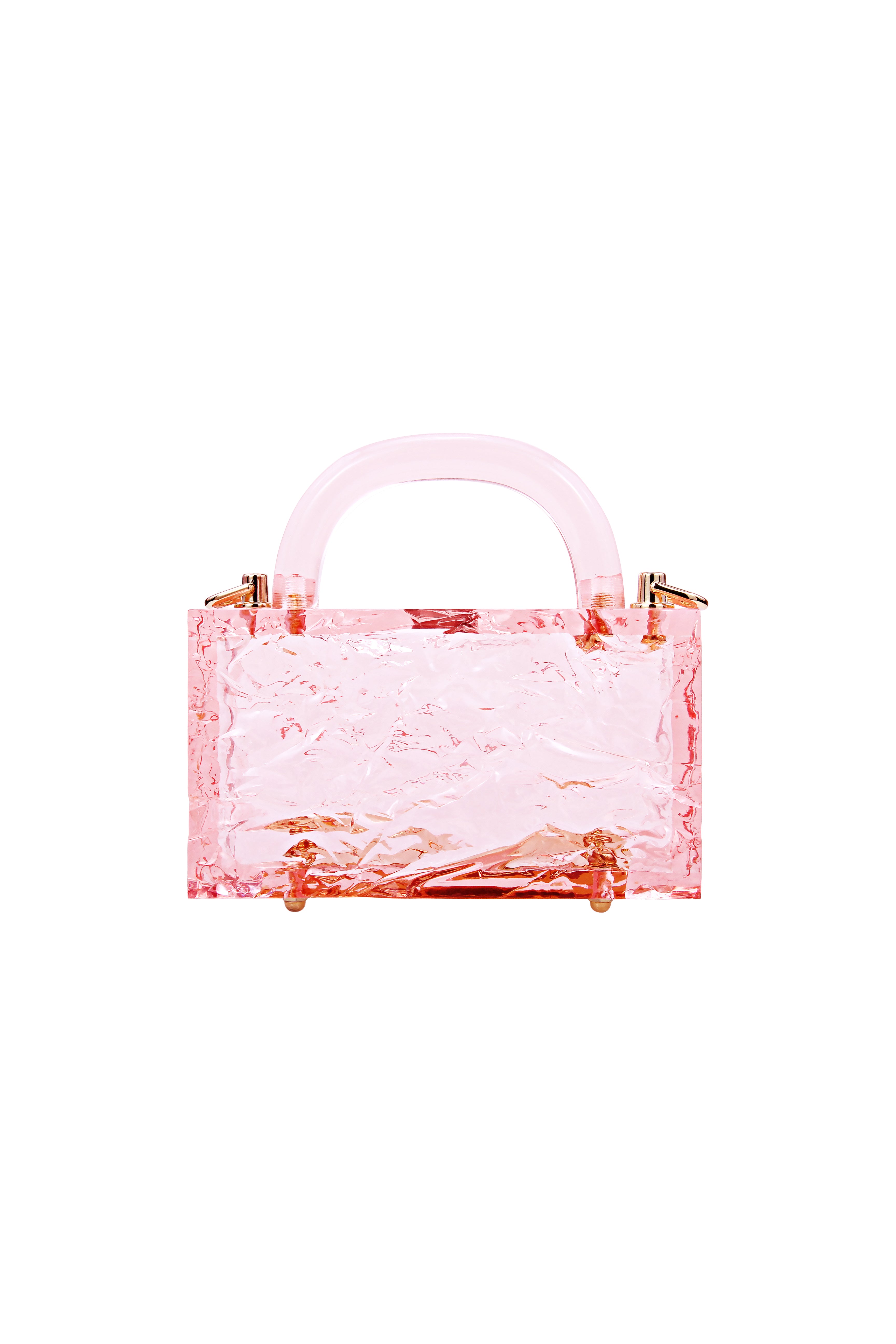 Mini Leon Crushed Ice in Pink with Chain