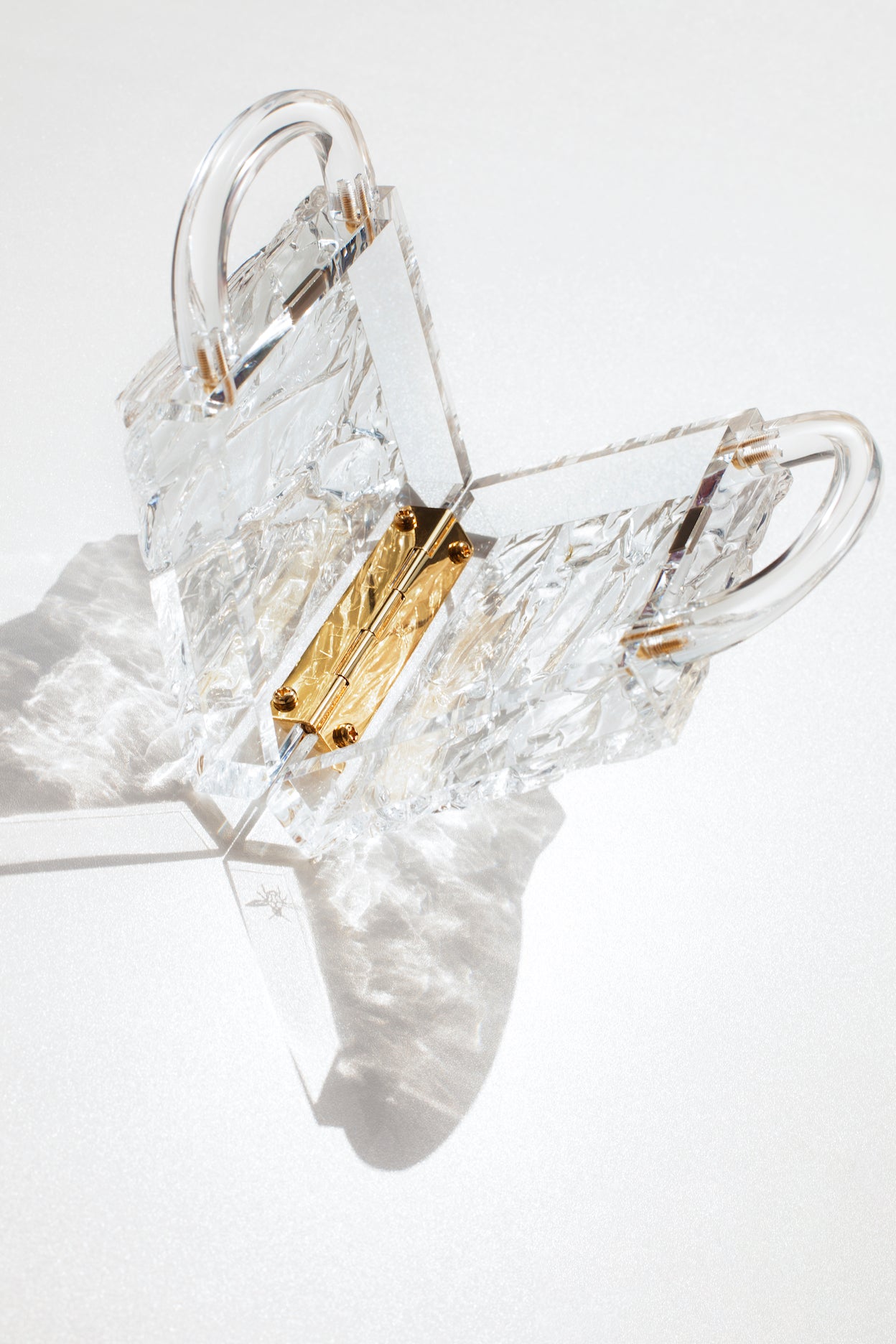 Eva Crushed Ice (Gold Hardware)