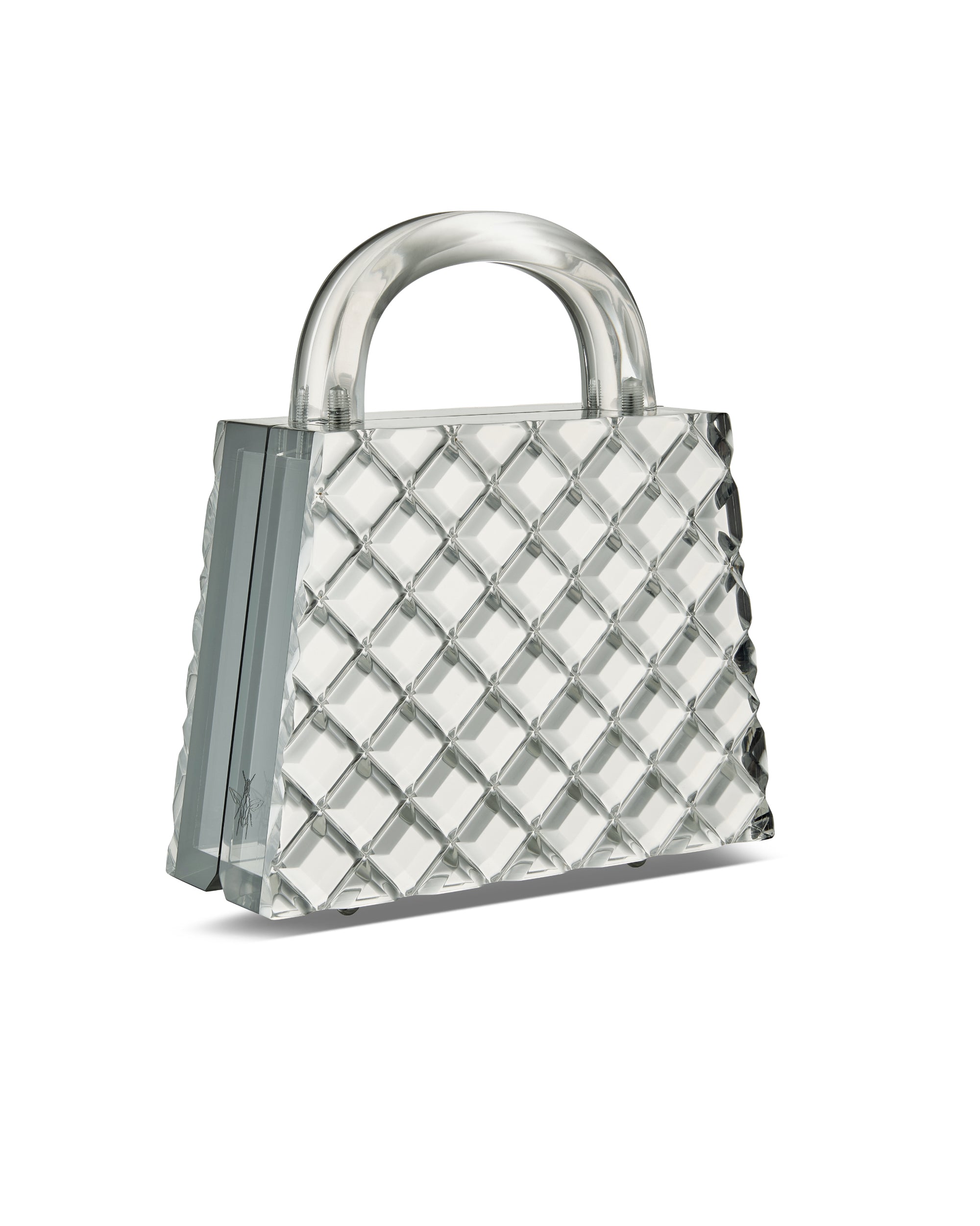 Eva Diamond cut in Silver mirror