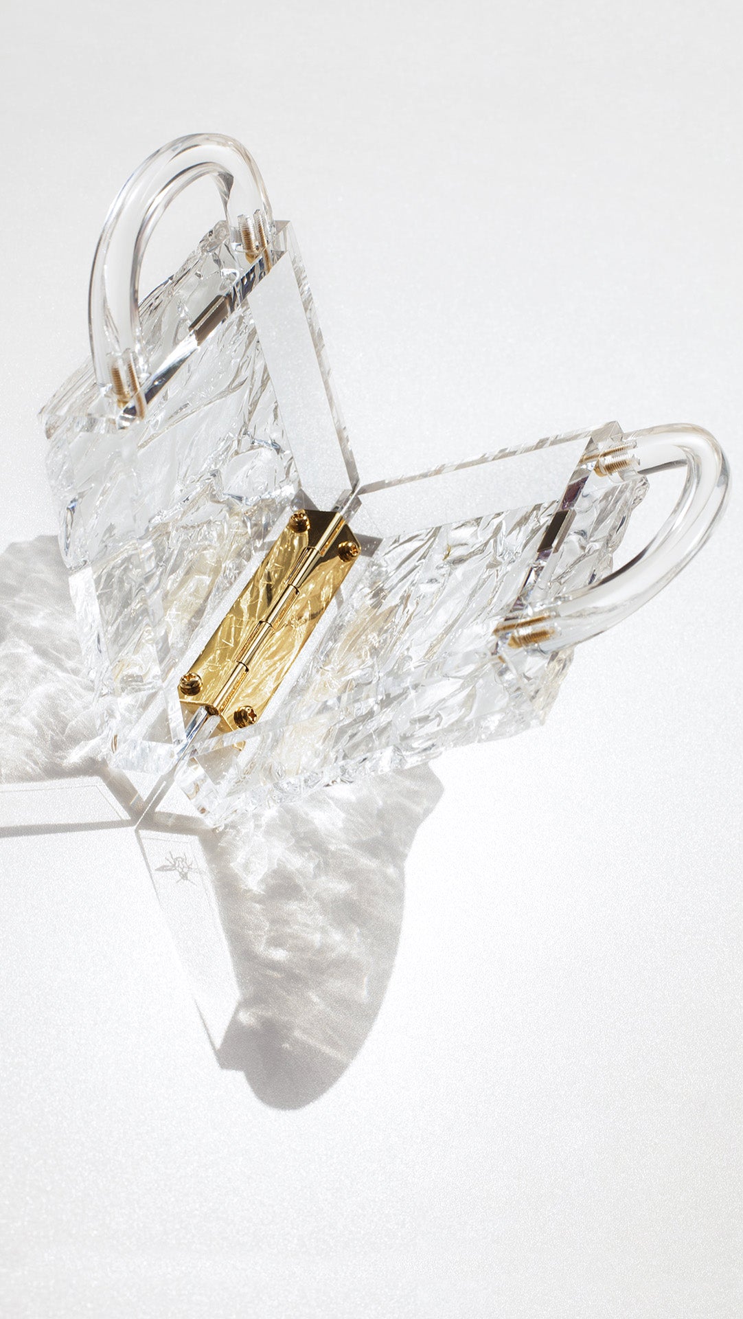 Eva Crushed Ice (Gold Hardware)