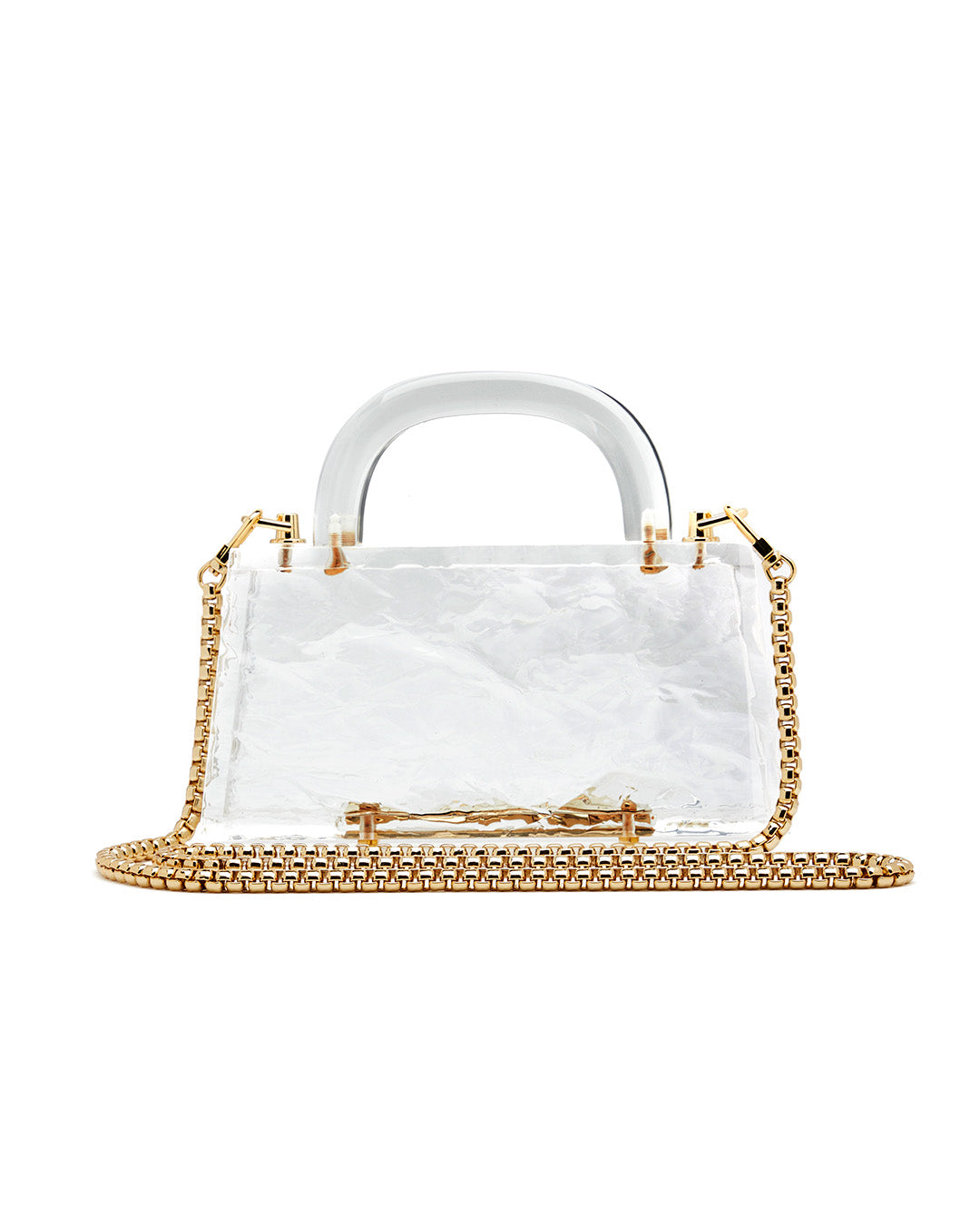 Eva Crushed Ice with chain (Gold Hardware)