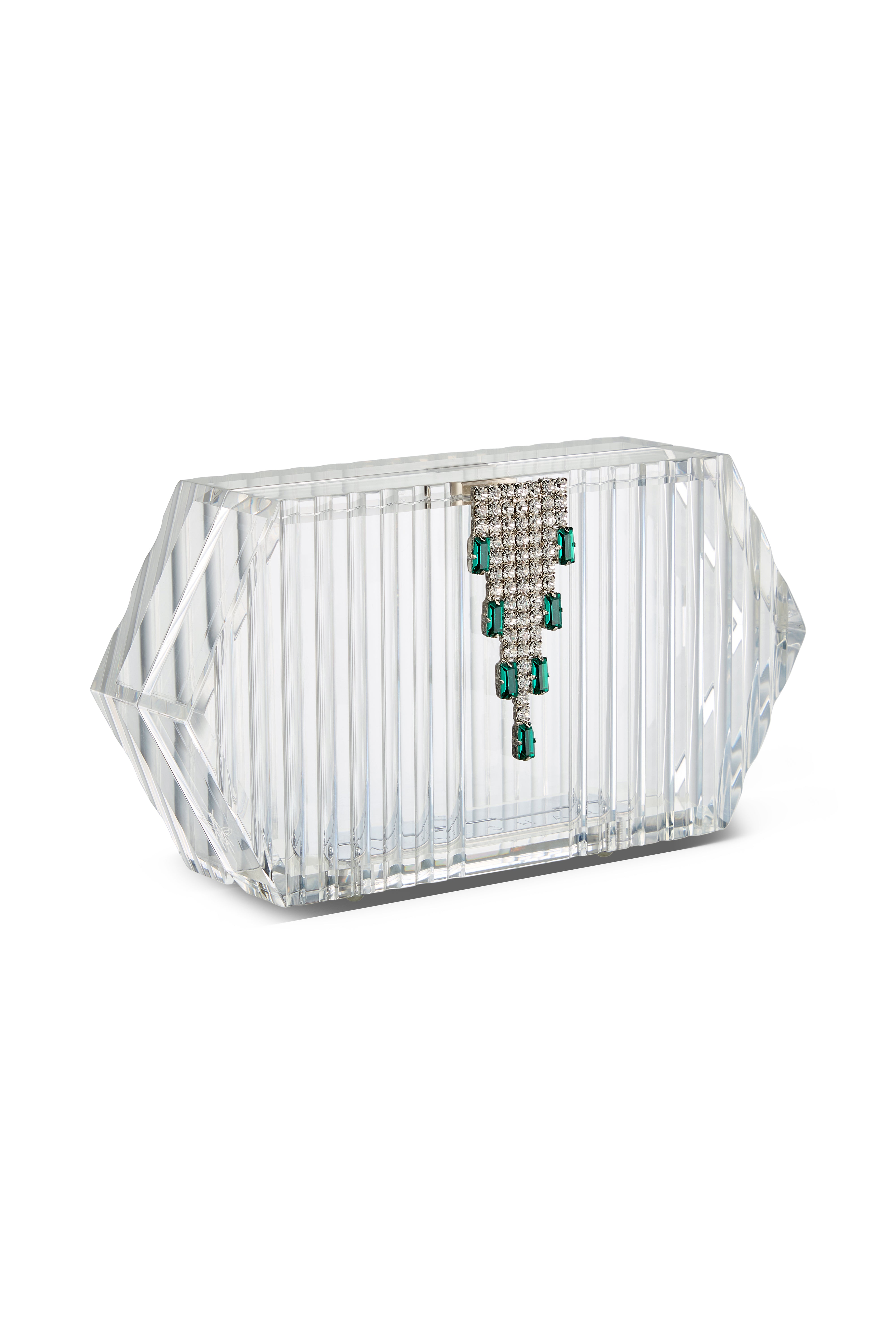 Leena clear w/ baguette buckle