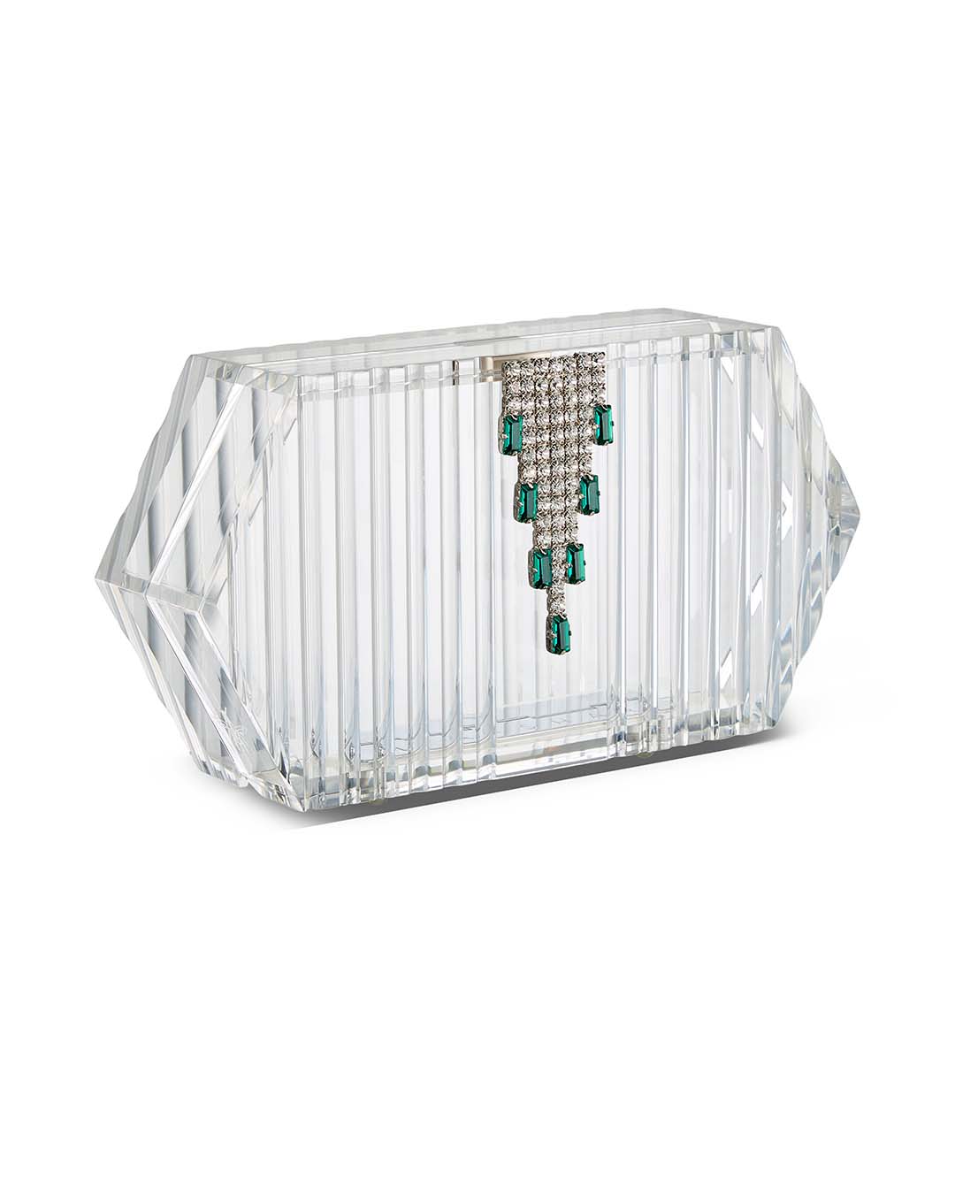 Leena clear w/ baguette buckle