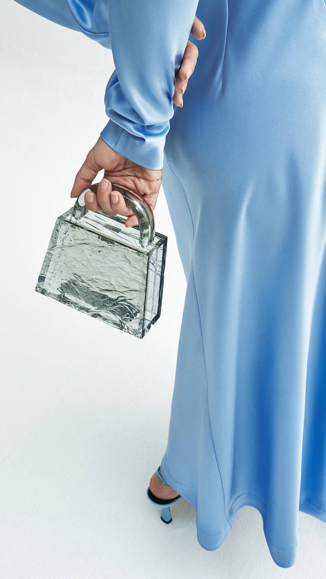 Eva Crushed Ice in Light Grey