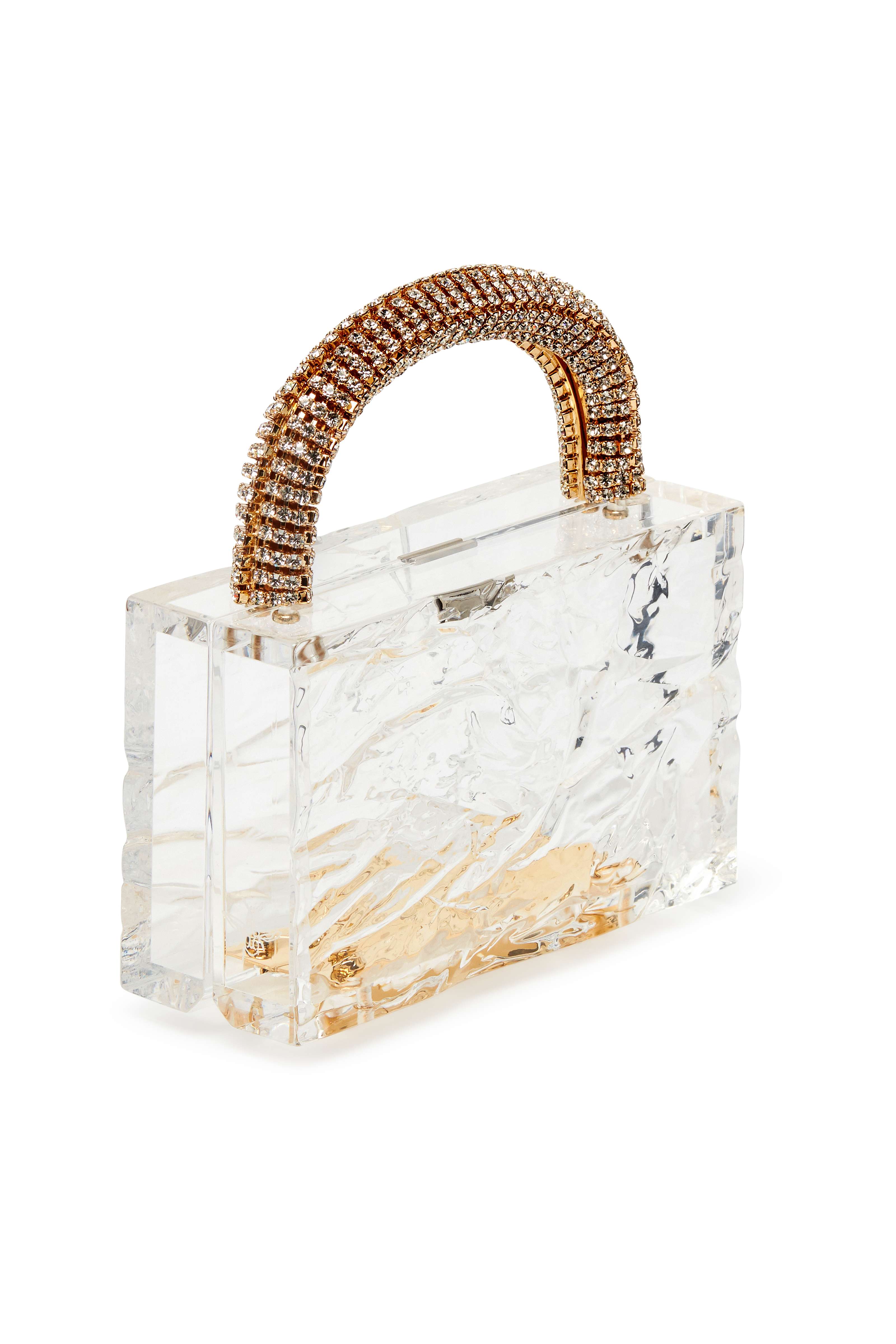 Mini Leon Crushed Ice + rhinestone Crystal handle