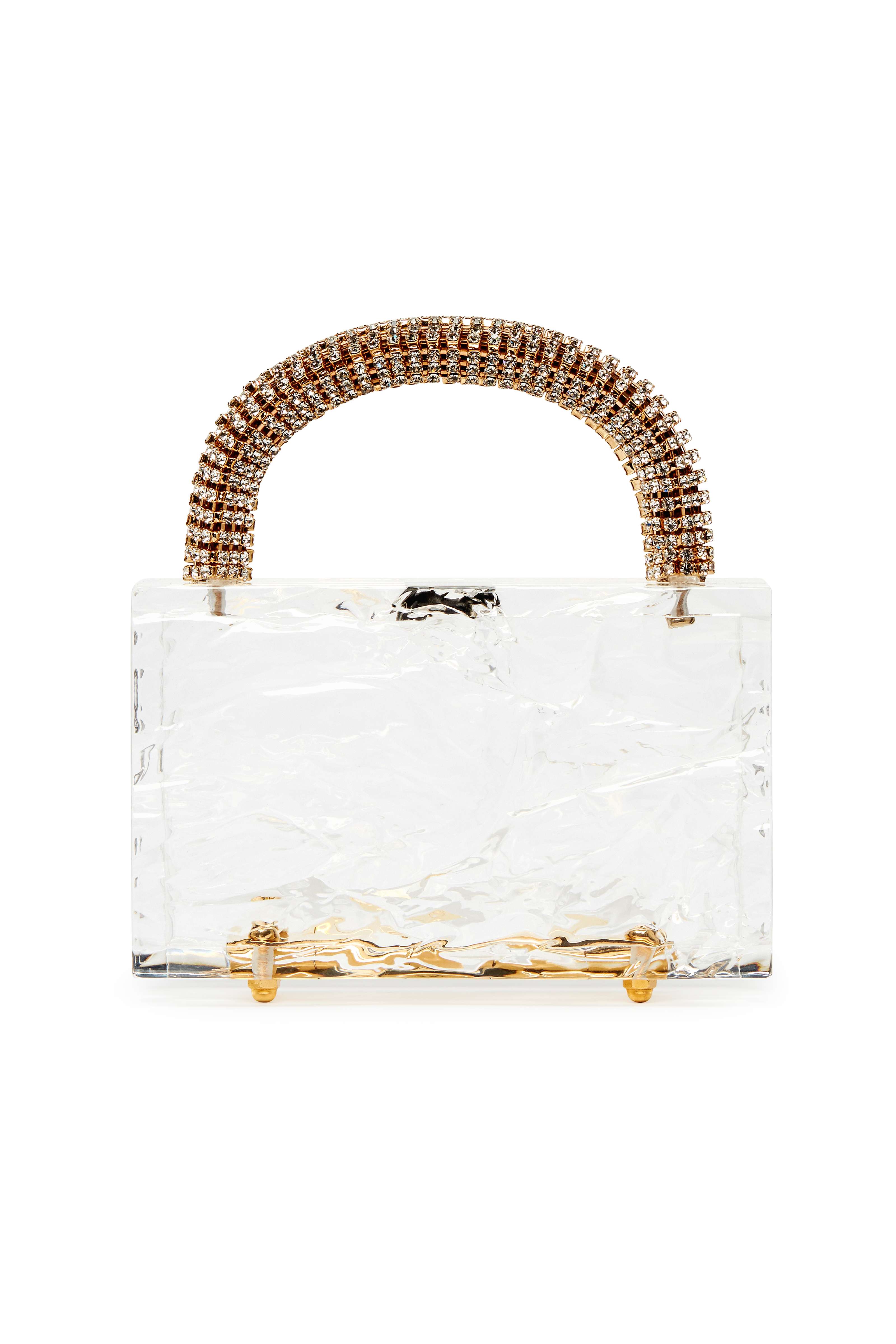 Mini Leon Crushed Ice + rhinestone Crystal handle
