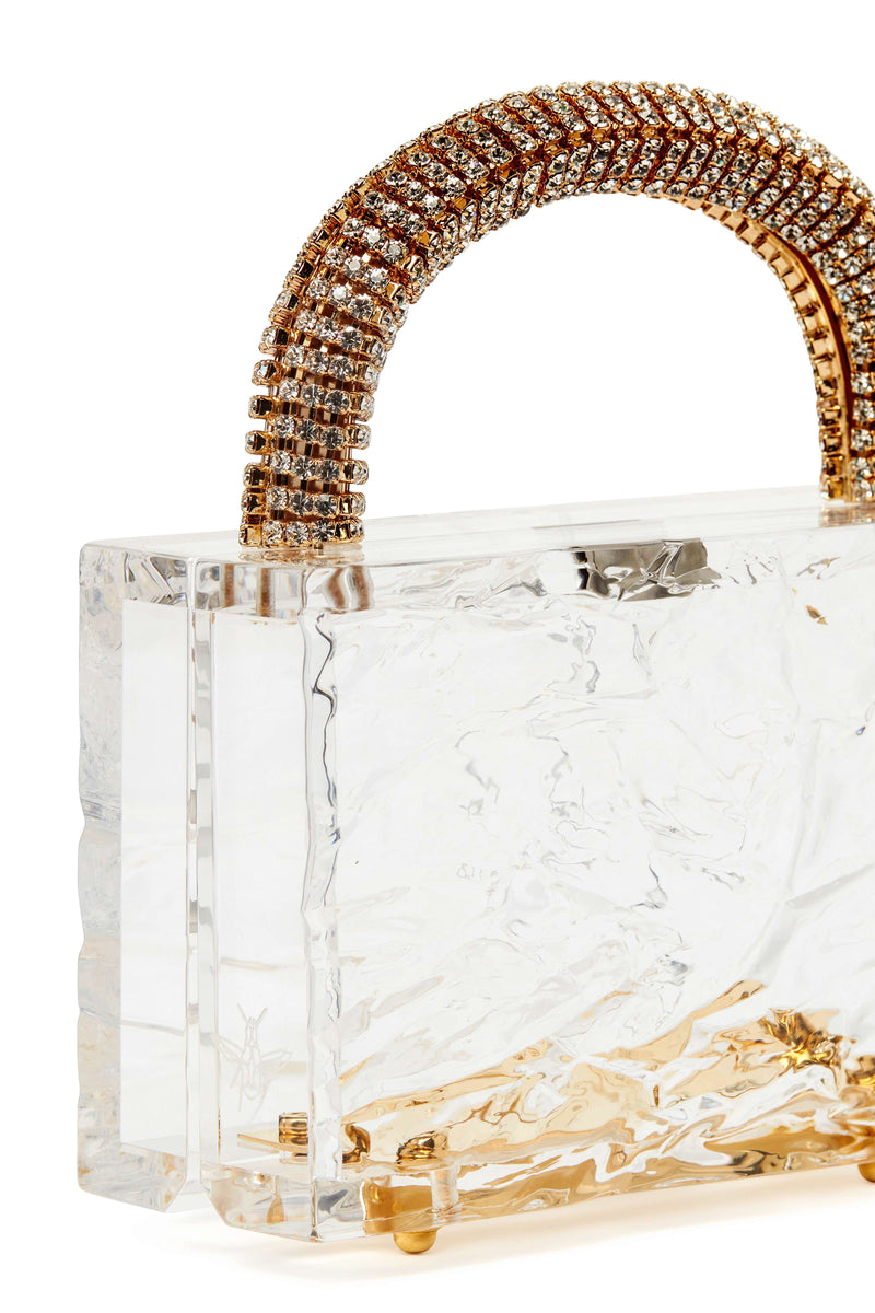 Mini Leon Crushed Ice + rhinestone Crystal handle – L'AFSHAR