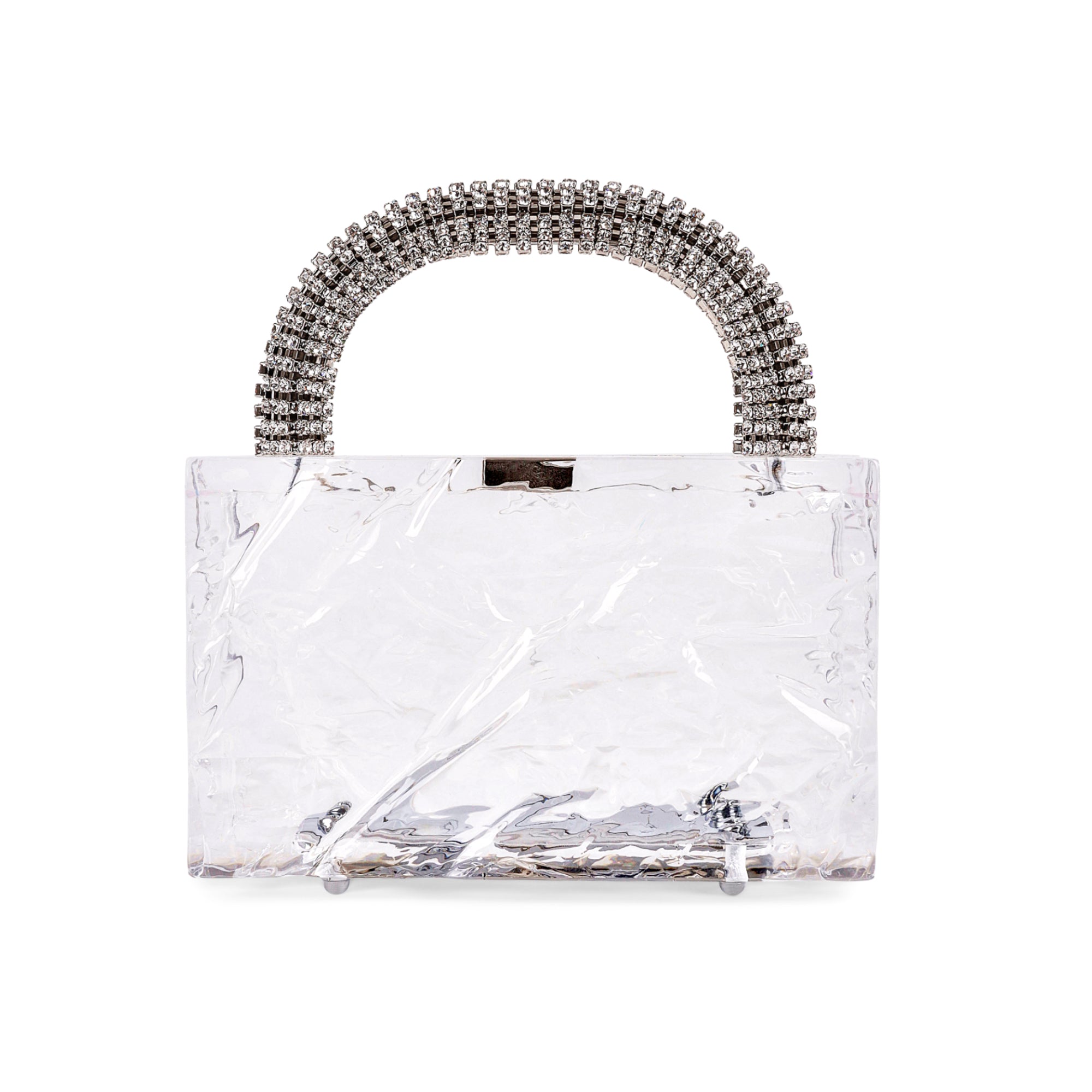 Mini Leon Crushed Ice + silver rhinestone Crystal handle