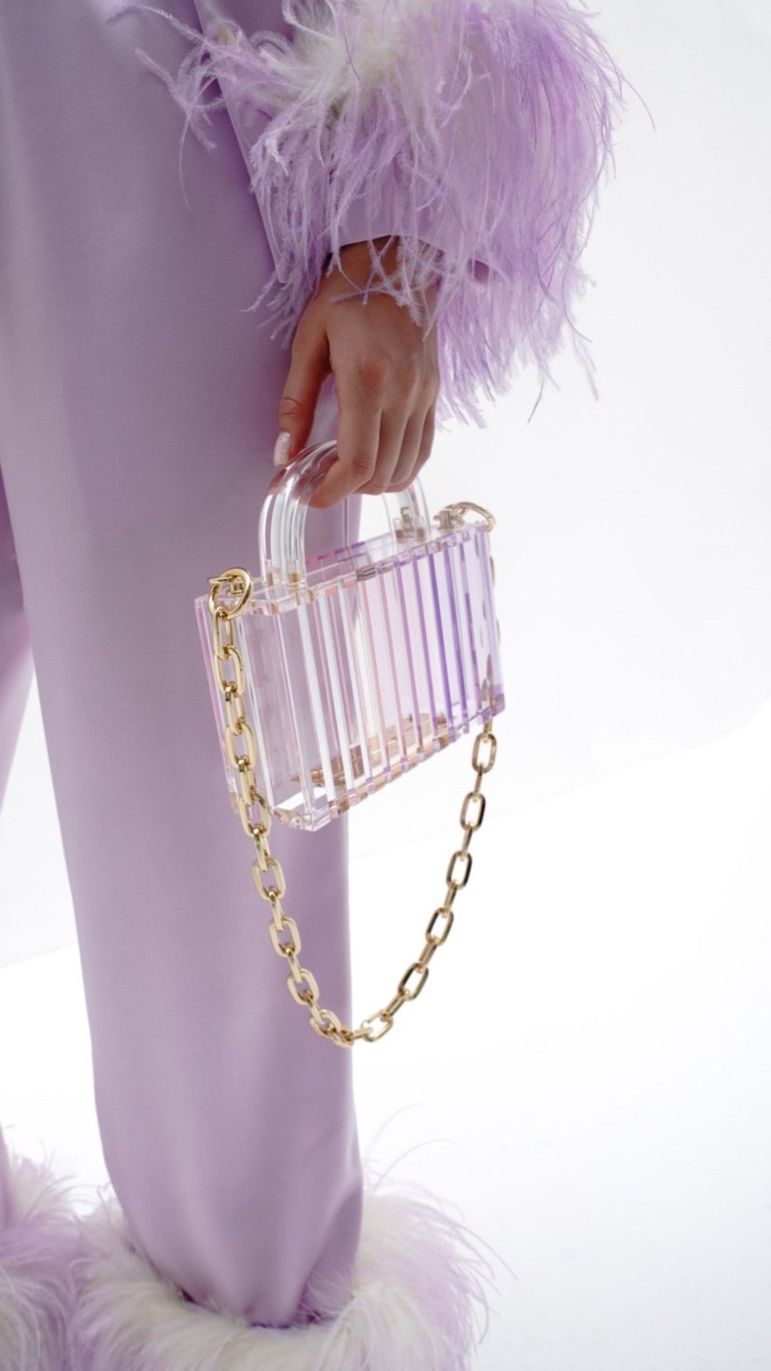 Yara Ombré Purple w/ chain