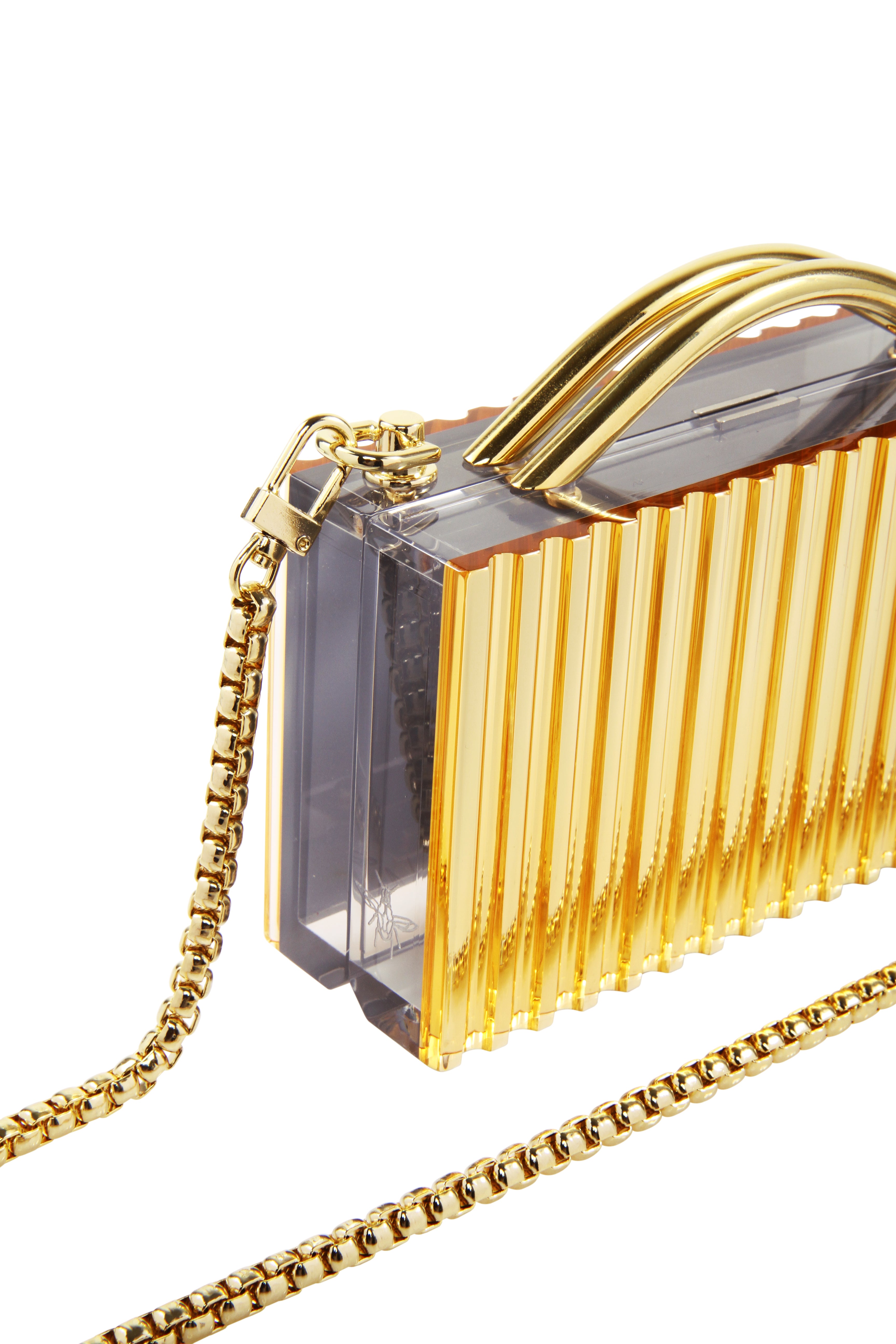 Philo Gold mirror with Chain Medium