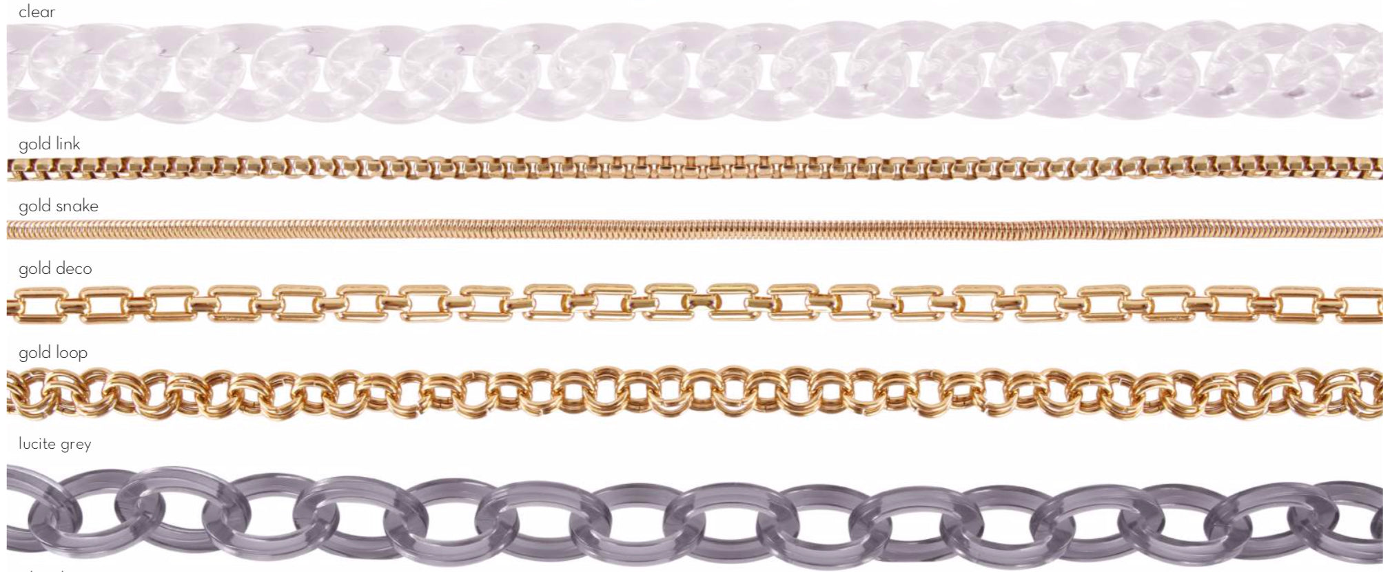 IDA White Croc (Medium) with Chain